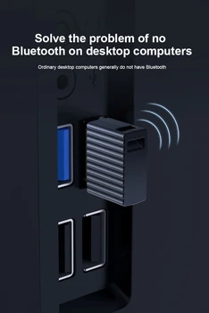 ORICO Mini Wireless USB Bluetooth Dongle Adapter 5.0 Bluetooth Musik, Audio Receiver Transmitter For PC-Højttaler Mus til Bærbar