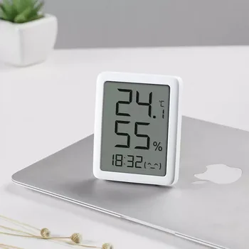 NYT Fra Xiaomi Youpin MMC Termometer E-ink-Skærm LCD-Store Digitale display Termometer Hygrometer Temperatur Luftfugtighed Sensor