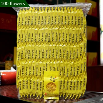 Chrysanthemum Te Gold Silk Royal Super Premium Tongxiang Chrysanthemum Te Blade Brand Sund Mad 100 Poser