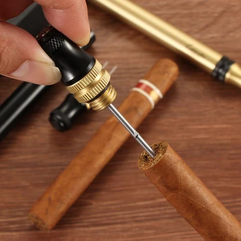 Galiner Cigar Indehaveren Nubber Metal Cigar Trække Forstærker Skarpe Rustfrit Stål Cigar Nåle Tilbehør Til Rygeren