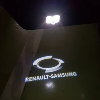 YY for Renault-Samsung LED Bil Lys Logo Projektor Lys Velkomne Lys SM7 SM5 QM5