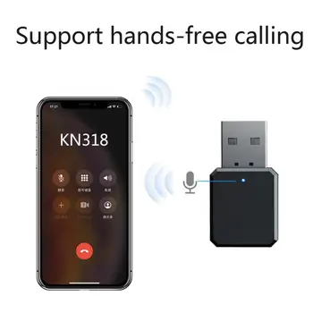 Bluetooth Audio 5.1 Receiver Transmitter Mini 3,5 mm Jack AUX USB-Musik i Stereo Trådløse Adapter Bil Bluetooth-Højttalere Hands-free
