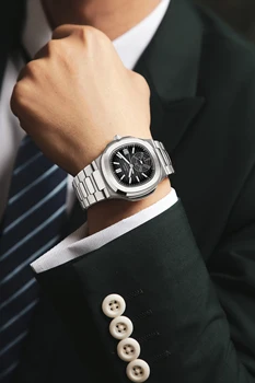 DIDUN Herre quartz Ure Top Mærke Luksus ur til Mænd i Stål Hær Militære Ure Mandlige Business Armbåndsur ur