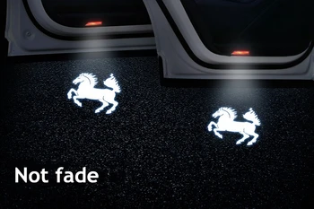 2STK for Boxster Cayenne Cayman Macan 911 P-anamer Døren Logo Lys Projektor LED-panel Advarsel Lys 3D Skygge Ghost Light