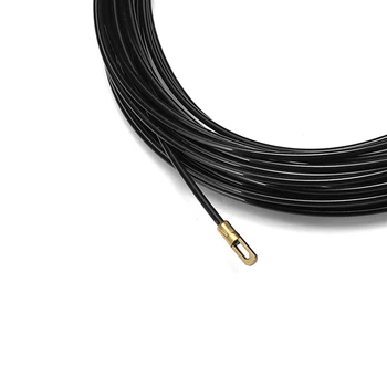 3mm 5-40m Nylon Sort Kabel-Tryk Pullers El-Guide DeviceDuct Kabel-Klip Slangen Rodder Fisk Tape Wire 196332