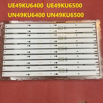 5sæt=10stk LED-baggrundsbelysning strip bar for Samsung UN49KU6400G UN49KU6450G UN49KU6500G UE49KU6400 UE49KU6500 BN96-39674A 39673A
