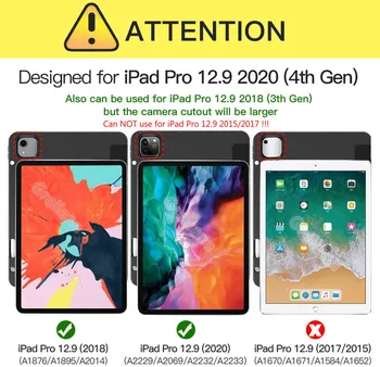 Tablet etui til iPad Pro 12.9 2020 Folio Cover for Apple iPad Pro 12.9