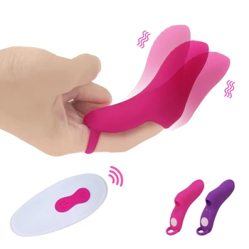 9 Frekvens Trådløs Fjernbetjening Finger Vibrator G Spot Massage Sex Legetøj til Kvinder Klitoris Stimulator Kvindelige Masturbator