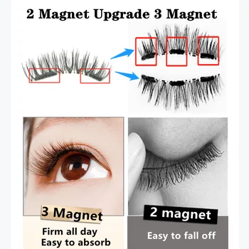 Magnetisk Lash Kit Falsk Magnetiske Øjenvipper på Magneter og Magnetiske Lashes Eyelash Extension Naturlige Magnetiske Øjenvipper Pincet