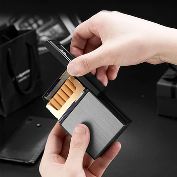 20pcs Cigaret Sag Max Lettere kan Udskiftes af USB-Elektronisk Wolfram Turbo Lettere Metal Cigaret Holder Tobak Arc Lightere
