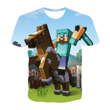 2021 Nye Sommer 3D Drenge Print Sjove T-Shirt Kostume til Børn, Tøj, T-Shirt til Piger Børn Toppe Tøj Baby Sweatshirt 4T-14T 206