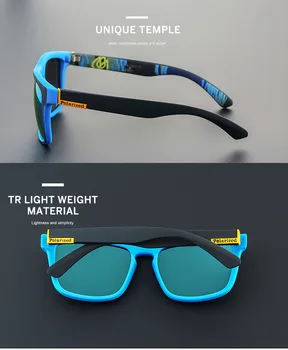 Klassisk Herre Polariserede Solbriller til Mænd Udendørs Sport Goggle Rektangel Solbrille Mandlige Sol Briller Til Mænd, Kvinder UV-Beskyttelse 21336