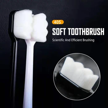 1STK Super Blød Tandbørste Med Max Nano Tandbørste Tooth-Brush Kridtning Voksne mundhygiejne Bærbare Rejse Tandbørste Med Box 2151