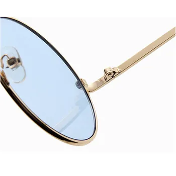 RBRARE aluminium Stel Solbriller Mænd Vintage Runde Solbriller Kvinder Luksuriøst Design i Høj Kvalitet Gradient Nuancer til Kvinder Gafas