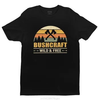 Ren Lycra T-shirt Bushcraft Vilde og Gratis T-Shirt til Mænd O-hals, Korte Ærmer Udendørs Overlevelse Vandring Camping Bushcrafter Tee 21963