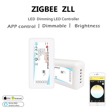 DC24V Zigbee 3.0 Controller Lysdæmper LED Fleksibel Strip FOB COB Led Lys Værelses Hjem Decor+ 24V For Alexa, Google Smartthings