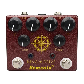 Demonfx Guitar-Effekt-Pedal TAPE ECHO Forsinkelse Kor Med Sand Typass Kor Forsinkelse Kompressor Pedal 22173