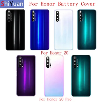 Tilbage Glas, Batteri Cover Sag Boliger Tilfælde Bageste Panel Panel Til Huawei Honor 20 20'ERNE 20Pro bagcoveret+Kamera Linse Udskiftning 2257
