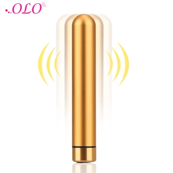 OLO 10 Frekvens Guld/Sølv Farve Mini Bullet Vibrator Klitoris Stimulator Sex Produkter, Voksen Sex Legetøj til Kvinder Masturbator