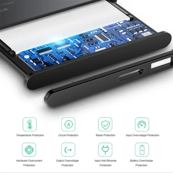 Batteri EB-BA910ABE 5000mAh Til Samsung Galaxy A9+ A9000 A9 Pro 2016 A9Pro Duos TD-LTE, SM-A9100, SM-A910F/DS Batería