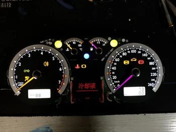 4stk Gul/Pink Rød Bil Instrument Meter Pointer Dash Board Ændring Tilbehør Til Passat Magotan CC Sagitar Golf 228