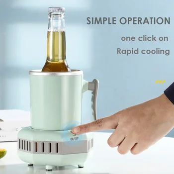 Mini Quick Elektriske ismaskine, Elkedel Drik Chiller for Mælk Og 2297