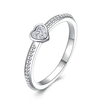 Let Som En Fjer Klart Zircon Ring Kompatibel Med Bryllup Mærke Ringe Til Kvinder Engagement Smykker Tilbehør Gave 2319