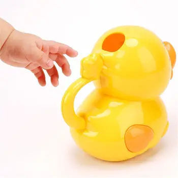 900C Cute Duck Vanding Kan Badekar Toy Vaske Hår For Baby Kid Beach Pool Brusebad