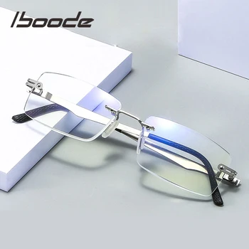 Iboode Dioptri +1.0 +1.5 +2.0 +2.5 +3.0 +3.5 +4.0 Metal Læsning Briller Brillerne Kvinder Mænd Blå Lys Blokering Optisk Presbyopi 23314