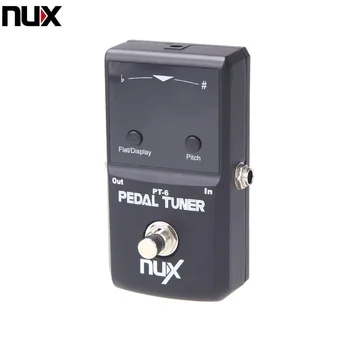 NUX PT-6 Pedal Tuner Kromatisk tuning mode giver mulighed for en bred vifte af tuning muligheder, LED display