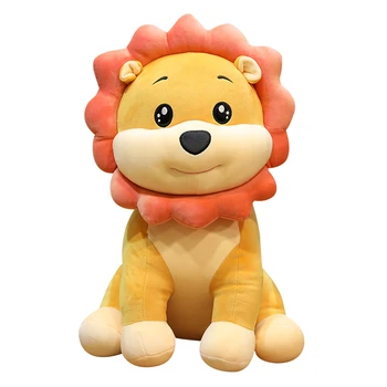 1 stk 50/60cm Sød Sun Flower Lion Plys Legetøj Søde tøjdyr Lion Knus Dukke Pude for Kids Baby Dejlige Tegnefilm Julegave 24469