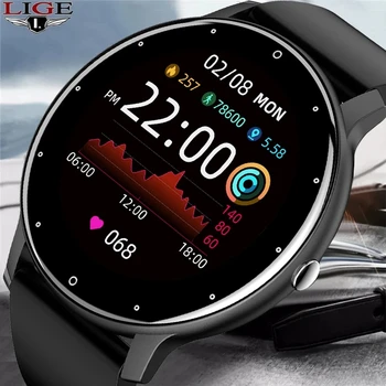 LIGE 2021 Nyt, Smart Ur til Mænd med Fuld Touch Screen Sport Fitness Ur IP67 Vandtætte Bluetooth Til Android, ios smartwatch Mænd+max 2488