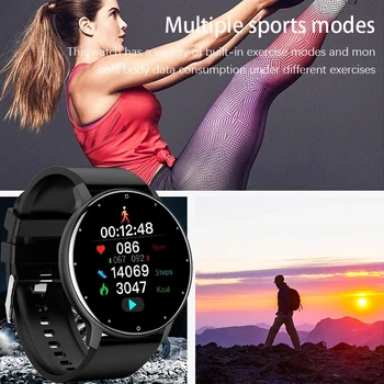 LIGE 2021 Nyt, Smart Ur til Mænd med Fuld Touch Screen Sport Fitness Ur IP67 Vandtætte Bluetooth Til Android, ios smartwatch Mænd+max