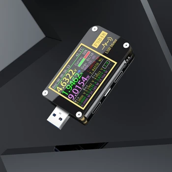 FNB48 PD udløse Voltmeter amperemeter Aktuelle og Voltmeter USB-tester QC4 + PD3.0 2.0 PPS hurtig opladning protokol kapacitet