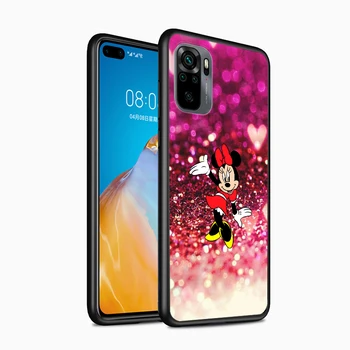 Mickey, Minnie farverig for Xiaomi Redmi Note 10 10 9 9T 9S 9Pro Antal 8T 8Pro 8 7 6 5 Pro 5A 4X 4 Soft Black Telefonen Sag 2577