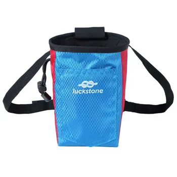 Klatring Kridt Taske Magnesium Pulver Opbevaringspose Med Bælte I Taljen For Rock Klatring, Bouldering Gymnastik, Vægtløftning