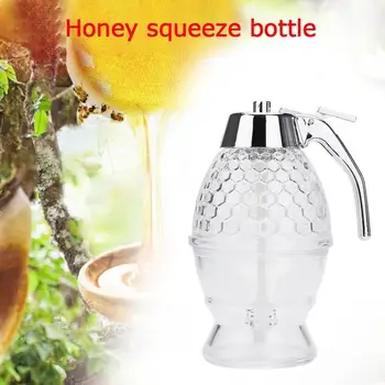 Saft, Sirup Cup Bee Honey Drop Dispenser, Elkedel, Køkken Pot Tilbehør Honning Indehaveren H5A8 Jar Container Stå Flaske Storag K8J5