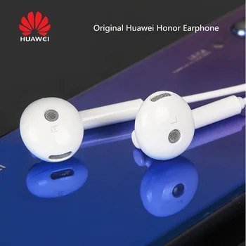 Original Huawei Honor AM115 Hovedtelefoner med 3,5 mm i Øret Øretelefoner Headset Kabel Kontrol Til Ære 8 Huawei P10 P9 P8 Mate9 telefon