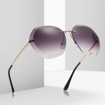 2021 Uindfattede Kvinders Solbriller Design, Mode Lady Sol briller Legering Vintage Klassisk Designer Nuancer fFemale Brillerne UV400 27721