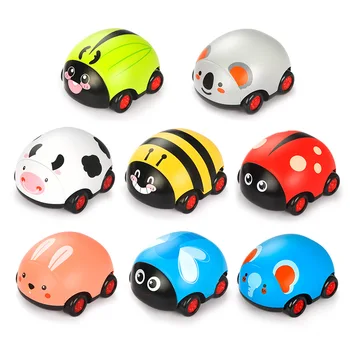 Pull-Back Bil Toy Insekt Ladybird Køretøj Tegnefilm Søde Insekt Inerti Bil Slip Resistente Baby Pædagogisk Legetøj Gave
