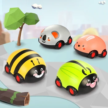 Pull-Back Bil Toy Insekt Ladybird Køretøj Tegnefilm Søde Insekt Inerti Bil Slip Resistente Baby Pædagogisk Legetøj Gave