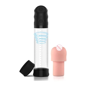 Mand for sex toy penis vakuumpumpe vibrator pik pumpe penis extender penis pumpe sex legetøj penis udvidelsen pumpe 2872