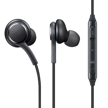 Stereo Sport In-Ear Hovedtelefoner Med Mikrofon 3,5 Mm Kontrol Boks Trådført Hovedsæt Til Samsung Galaxy S8 S8Plus 2020 Hot Salg