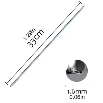 2 mm 1,6 mm Metal, Aluminium, Magnesium Sølv Elektrode Svejsning Rod pulverfyldt rørtråd Lodning Stick Lodning Af Drop Shipping Salg 3020