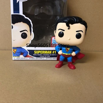 POP super heroes SUPERMAN#215 med max Vinyl Action Figurer, PVC Samling figur Legetøj Til fødselsdag Gaver 3027