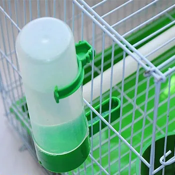 Automatisk Bird Feeder Fugl Vand Flaske, Drikker Container Mad Dispenser Hængende