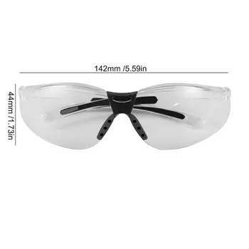 PC-Sikkerhed Briller UV-beskyttelse Motorcykel Beskyttelsesbriller Støv Vind Splash Proof slagstyrke Briller Til Ridning, Cykling Camping