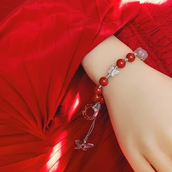 Anime Tian Guan Ci Fu Hua Cheng Knogle Aske Antikken Armbånd 925 Sølv Tov, Kæde-Smykker-Armbånd Tilbehør Fødselsdag Gaver