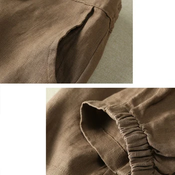 Ny Bomuld Bukser Kvinder Harem Buks Ankel Længde Af Høj Kvalitet Kvindelige Komfortable Bukser 3167