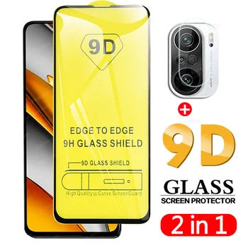 2 i 1 Hærdet Glas På For Xiaomi Poco F3 Glas Skærm Protektor & Kamera Linse Film For Xiomi poco f3 pocof3 Beskyttende Glas